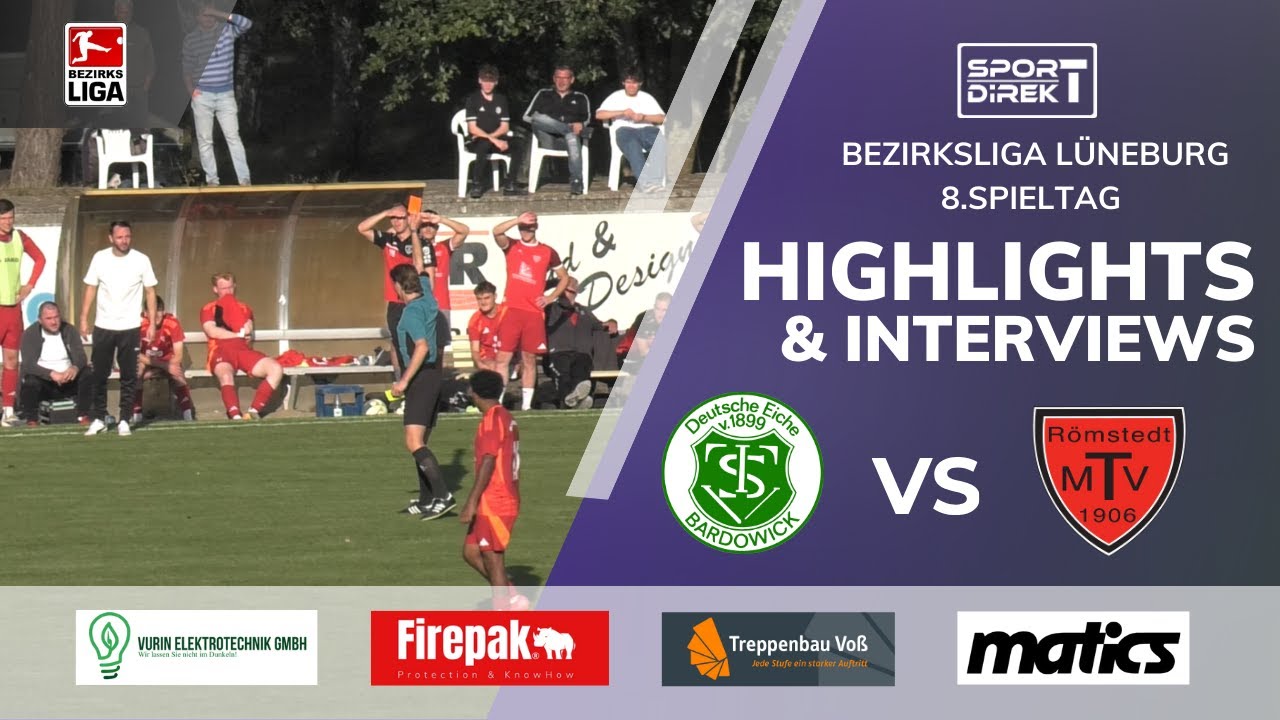 Topspiel Bezirksliga Lüneburg 8. Spieltag // TSV Bardowick vs MTV Römstedt #fußball #highlights