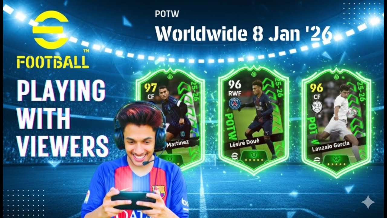 eFootball 2026 Live Gameplay | 1v1 & Co-Op Matches With Viewers (Join Now!)