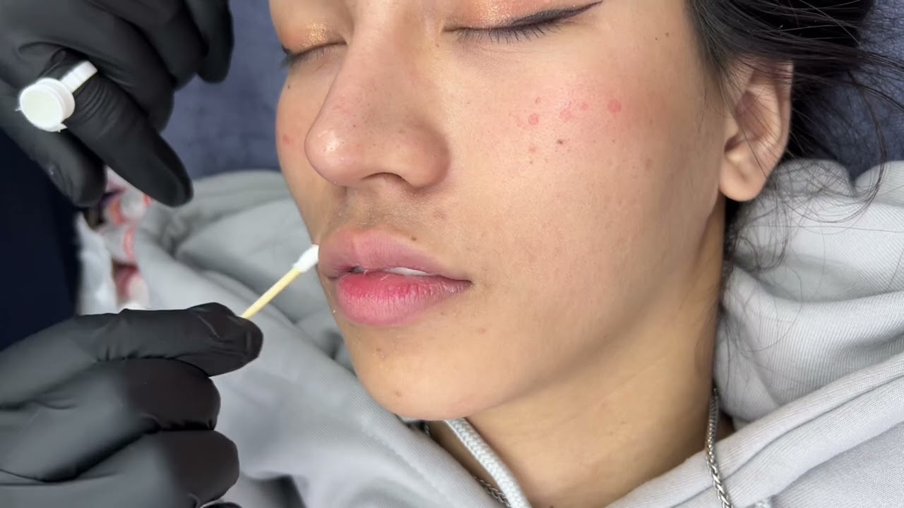 HƯỚNG DẪN Ủ TÊ MÔI ĐÚNG CÁCH | PHUN MÔI ONLIPS #phunxam