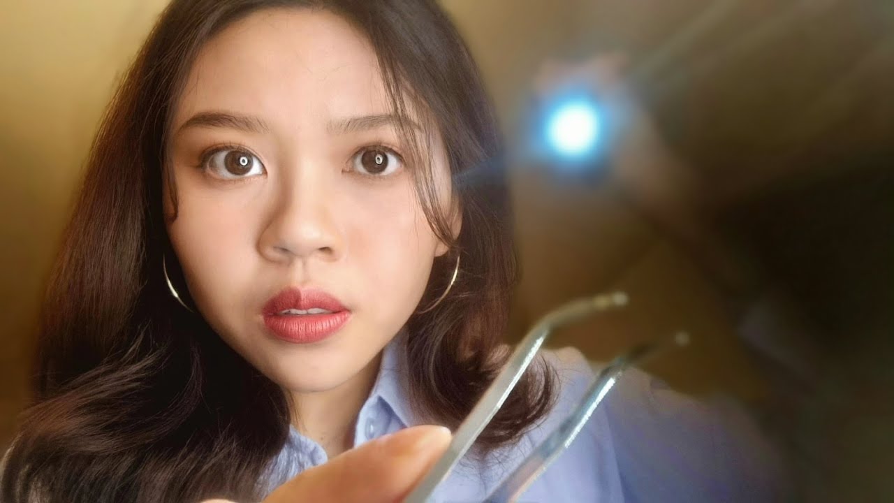 ASMR Thai What's in your Eyes ? 👁️🤏 อะไรติดในลูกตาคุณ?