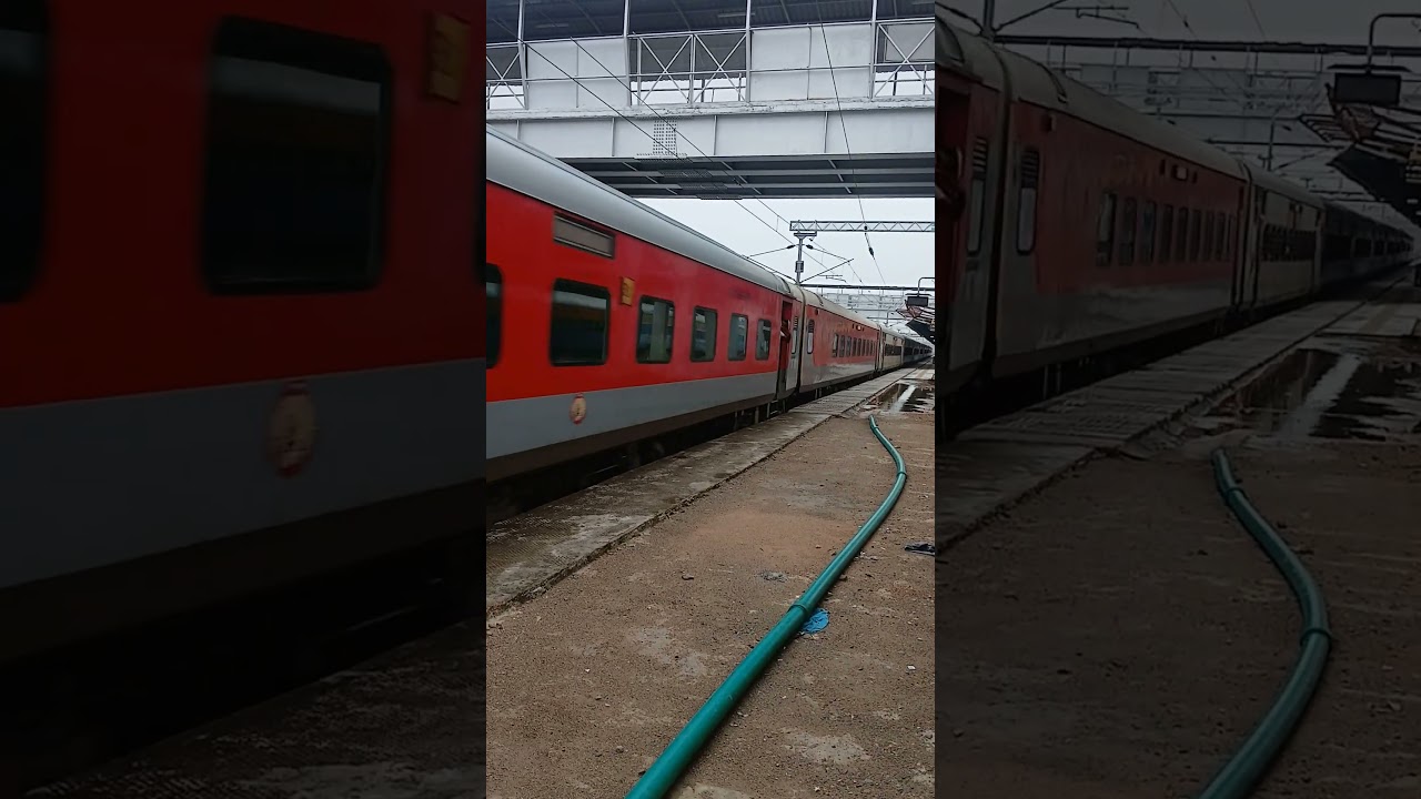 @train no 19270@ @muzaffarpur to porbandar@ @crossed kalol station @