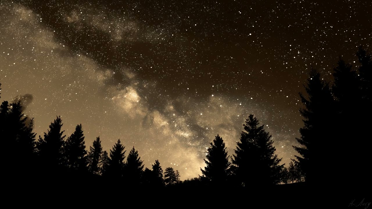 No Sound TV Screensaver | Dark Sky Digital Art | Frame TV Screensaver 4K | Turn any TV Into Frame TV