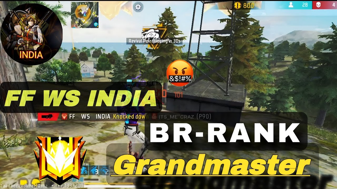 FF WS INDIA Solo vs Squad Lobi King  ? 😱 By Grandmaster  push #rFF WS INDIA #ffwsindia #freefire