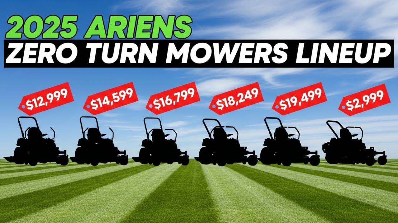 2025 Ariens Zero Turn Mowers Lineup (in-depth guide)