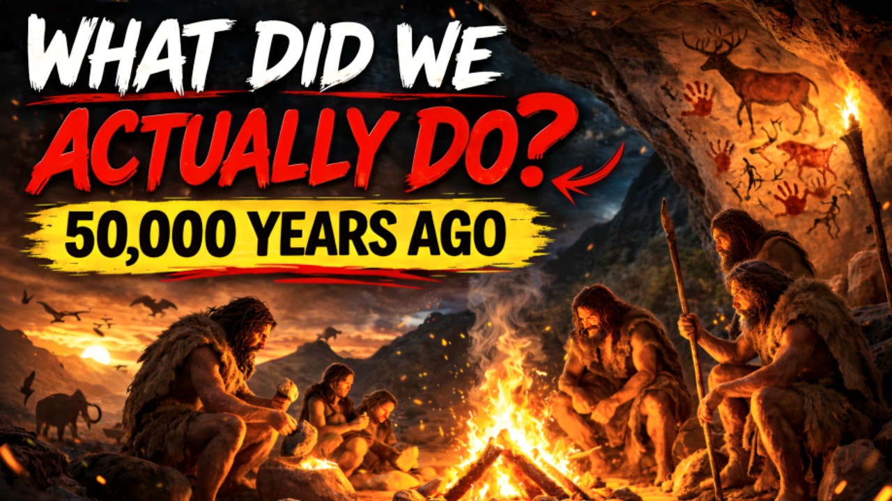 What Did Humans Do All Day 50,000 Years Ago? The Truth Will Surprise You | History for Sleep