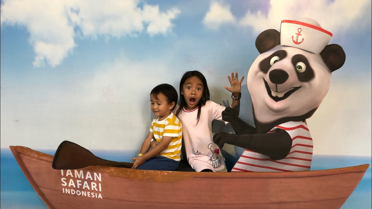 Liburan ke Istana Panda Taman Safari Indonesia | Homeschooling Zara Cute mengenal Hewan
