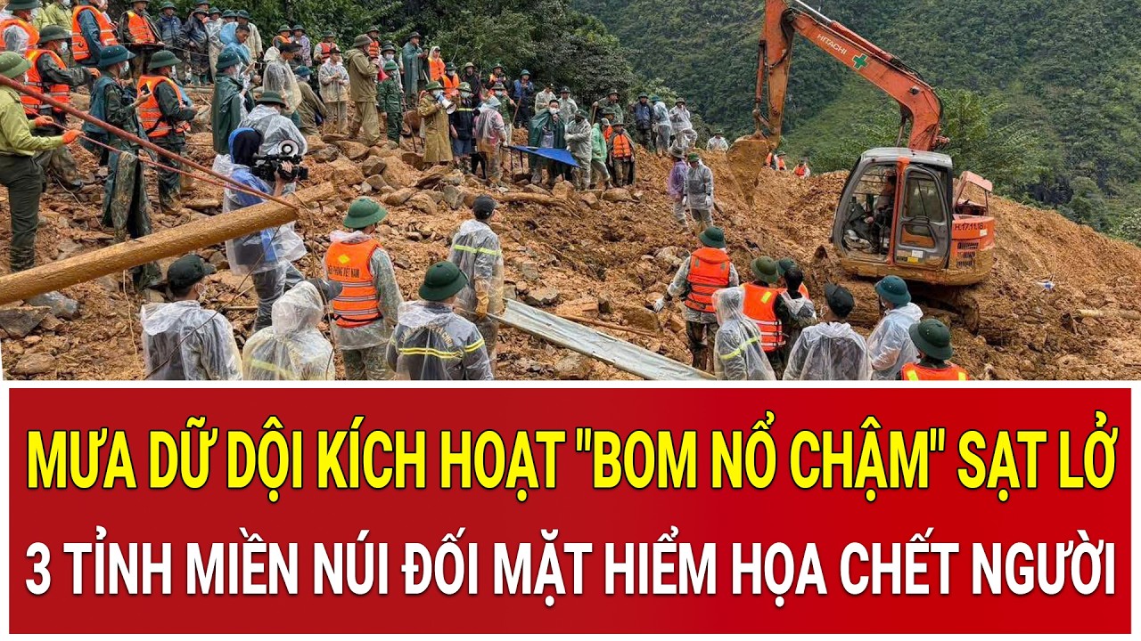Trận mưa dữ dội kích hoạt 