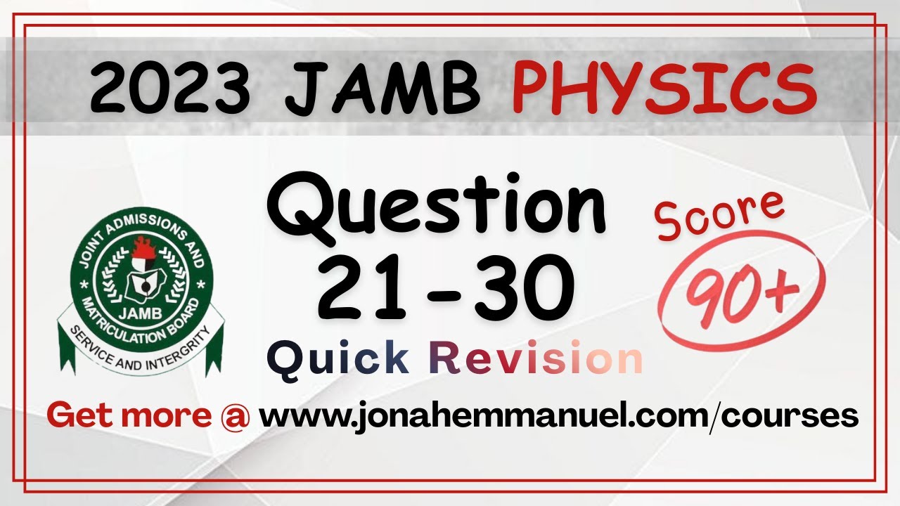 Часть 3. Вопросы и ответы по физике JAMB 2023: Учебное пособие по физике JAMB | Решение задач по ...