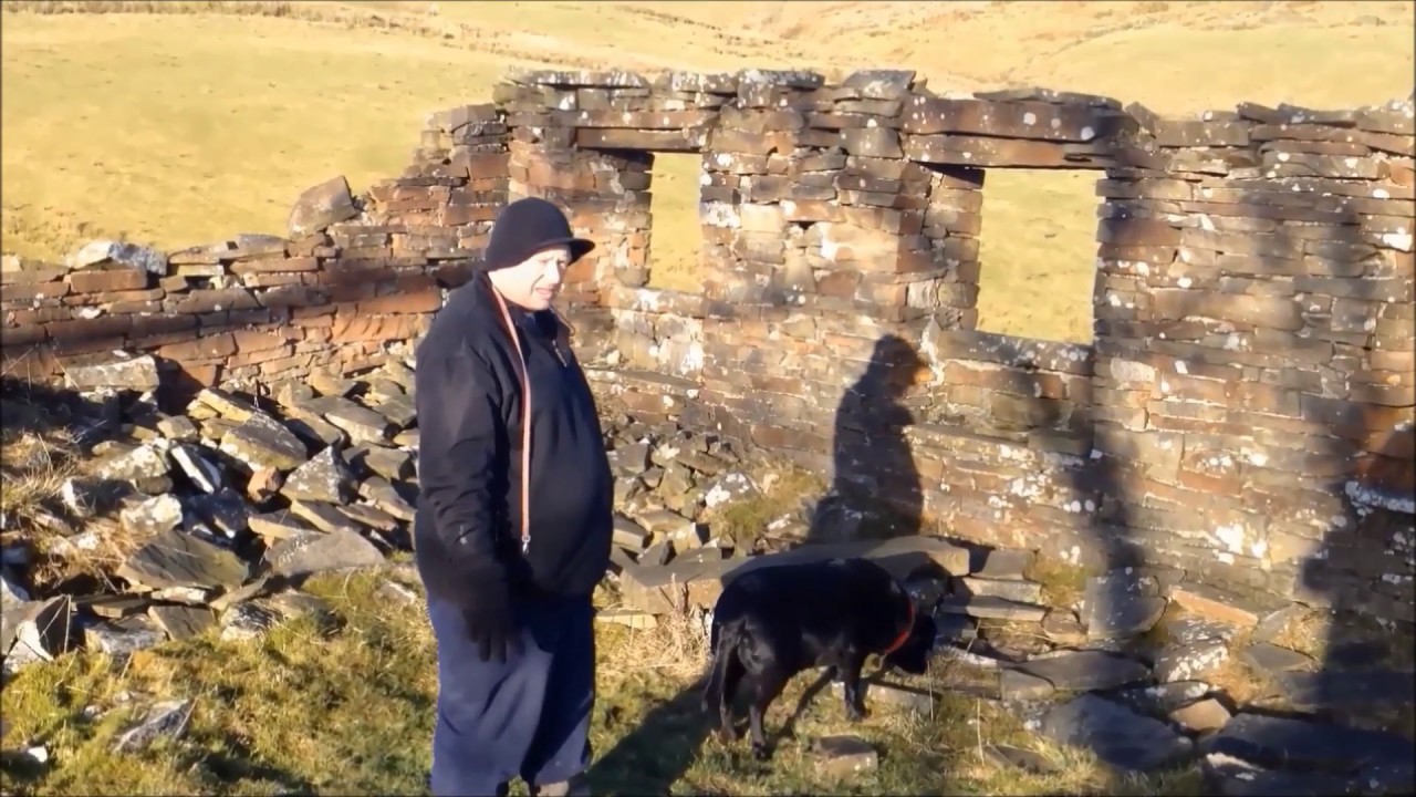 Haslingden Grane farm ruins near Calf Hey Reservoir, Lancashire