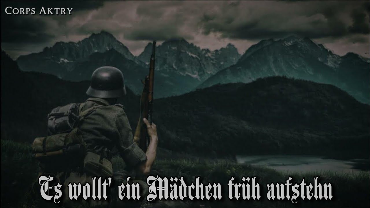 Es wollt' ein Mädchen früh aufstehn - With German, English and Indonesia lyrics