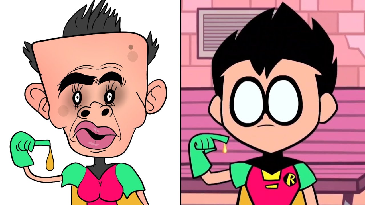 Teen Titans Go! But Drawing Meme | Funny Teen Titans Go