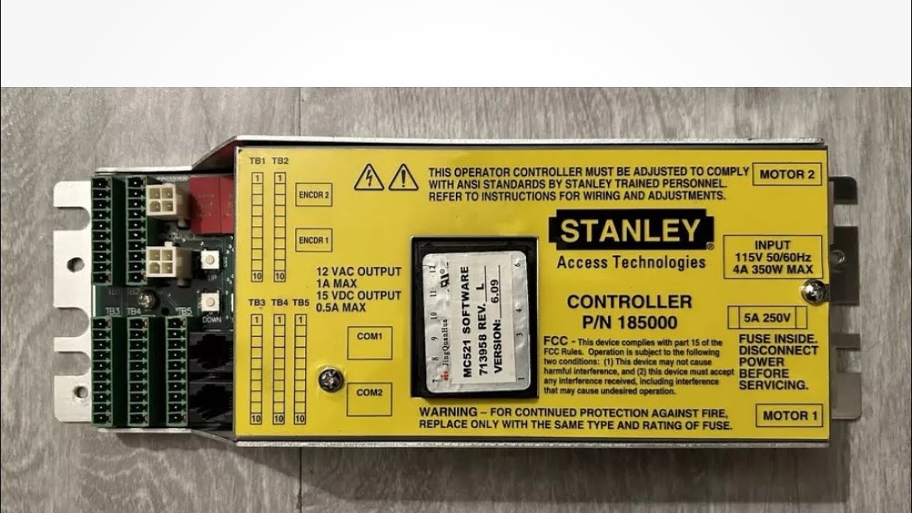 Как запрограммировать Stanley MC521 (желтый контроллер слайдера) — пошаговое руководство