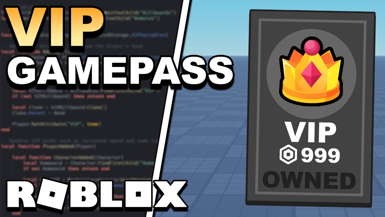 Как создать VIP-пропуск &mdash; руководство по скриптам в Roblox