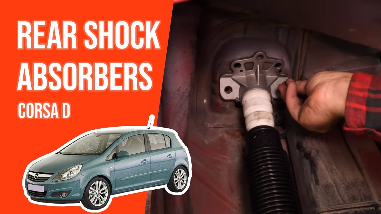 How to replace the rear shock absorbers Corsa D ➿