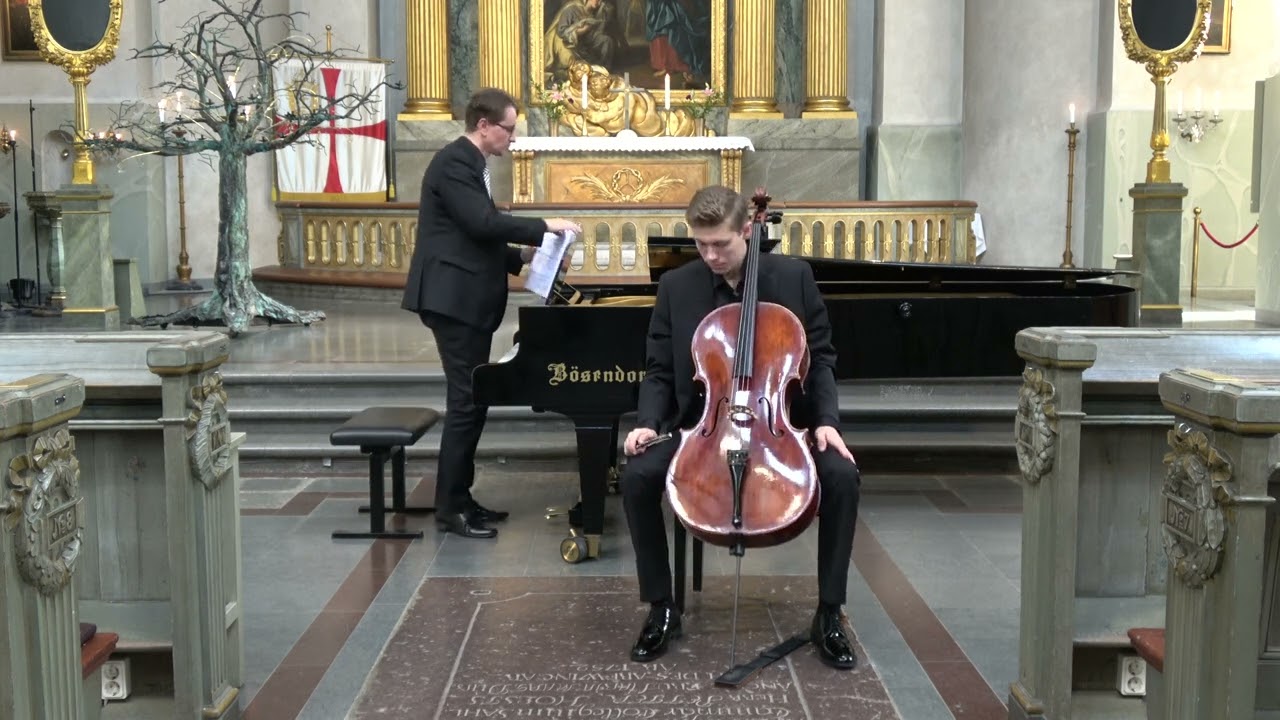 Pezzo Capriccioso Tchaikovsky performed by Eric Drougge with Dmitry Tyapkin 240916