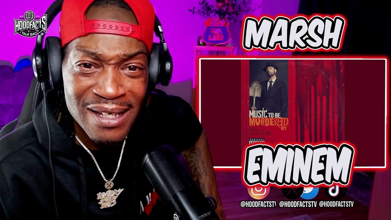 HoodFacts TV Reacts to | Eminem  Marsh