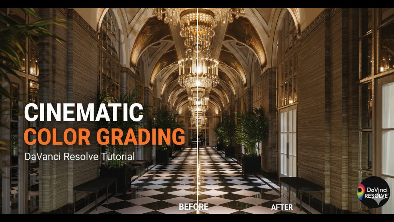 Master ArchViz Color Grading in DaVinci Resolve