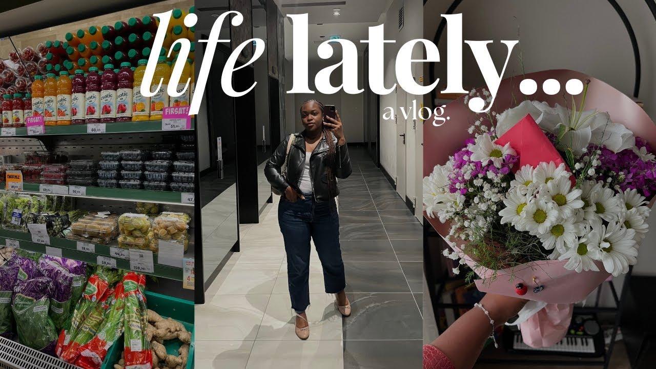 VLOG ❥ just trying to figure this youtube life out, grocery shopping, cooking, new flowers & chats!