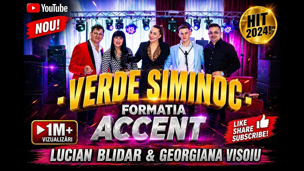 Verde siminoc-❤️Formația Accent  Lucian Blidar & Georgiana Vișoiu  ,Mihai Debu & Ungurasu