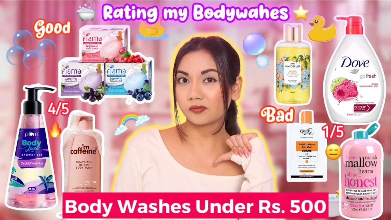 Best Bodywash Under Rs. 500 | Best smelling body washes