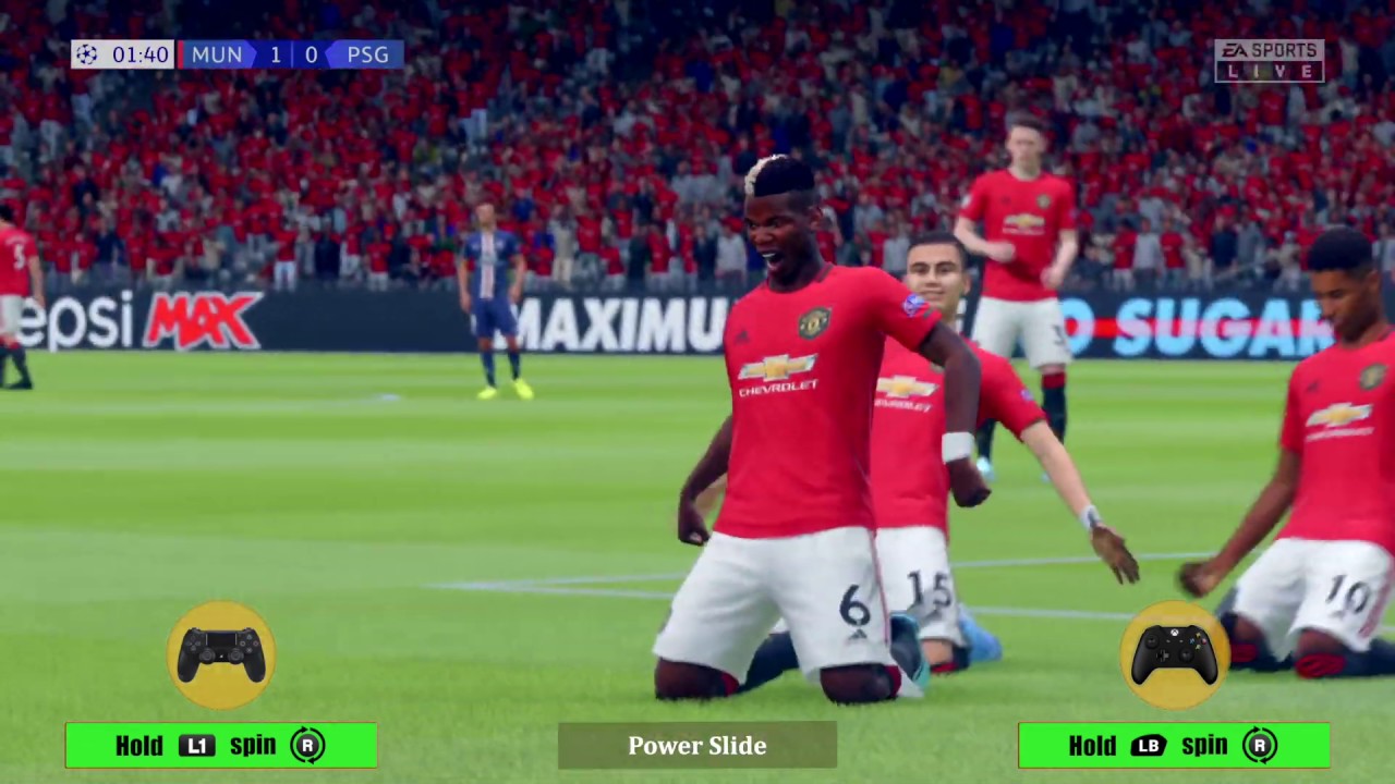 FIFA 20 CELEBRATION | Power Slide (non agile players) | Finishing Move | PS4 & XBOX