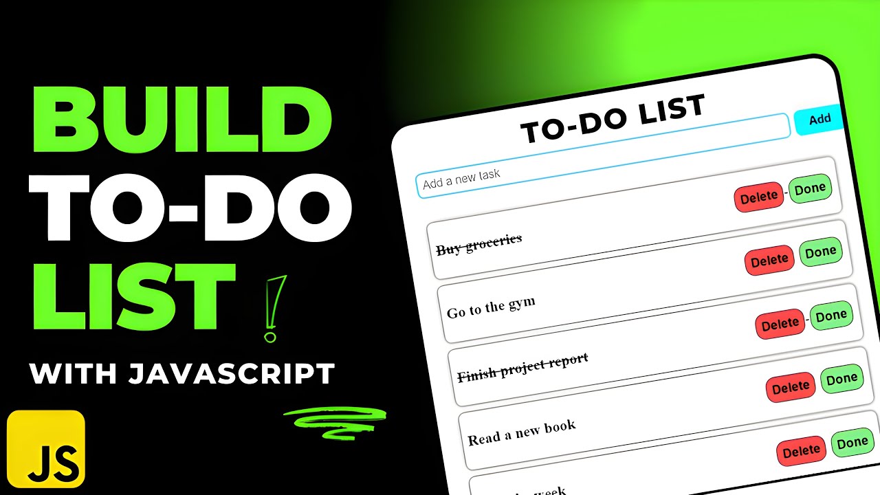 Create a To-Do List App with HTML, CSS, & JavaScript – Beginner-Friendly in 30 Minutes!