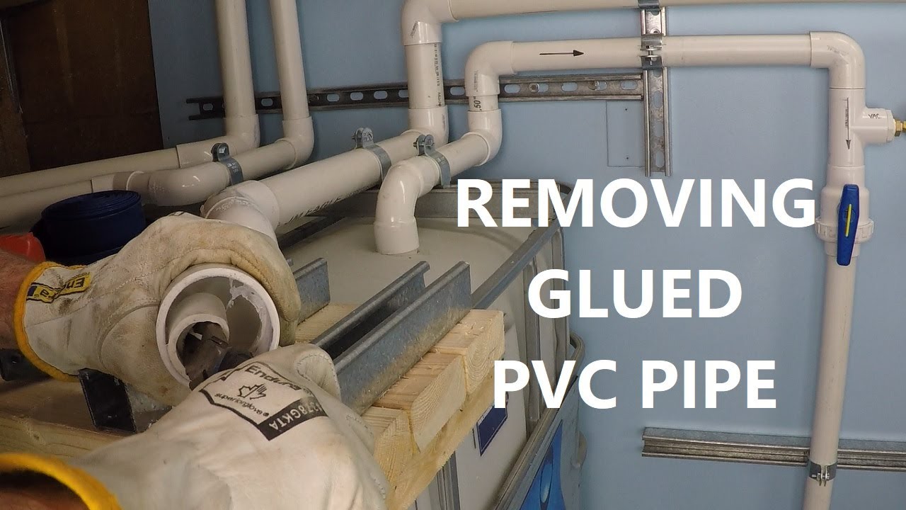 Removing Glued PVC Pipe