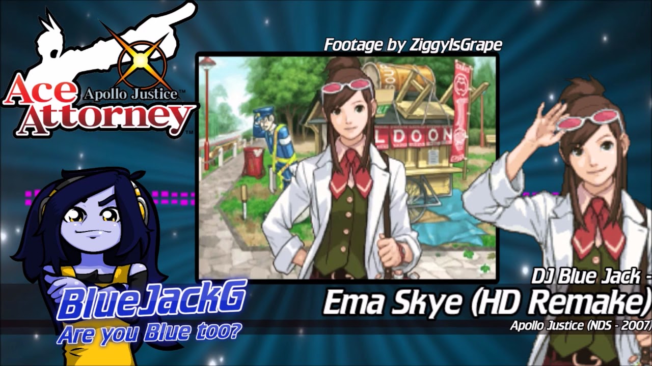 Apollo Justice [Remix] - Ema Skye (HD Remake)