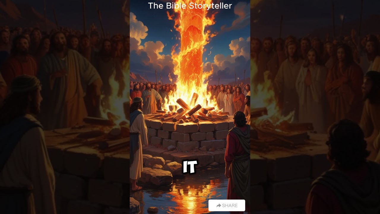 Elijah vs. 450 Prophets: When Fire Fell from Heaven #bible #history #biblestudy #elijah