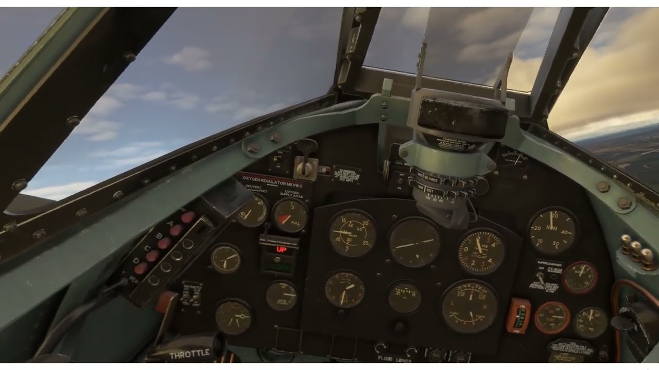 Microsoft Flight Simulator - Duxford - Spitfire IX