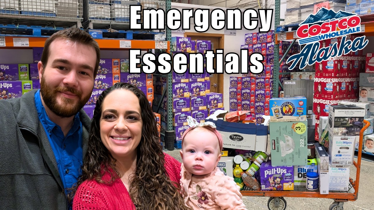 Surviving Alaska Winter | Costco Haul for Extreme Cold & Power Outages