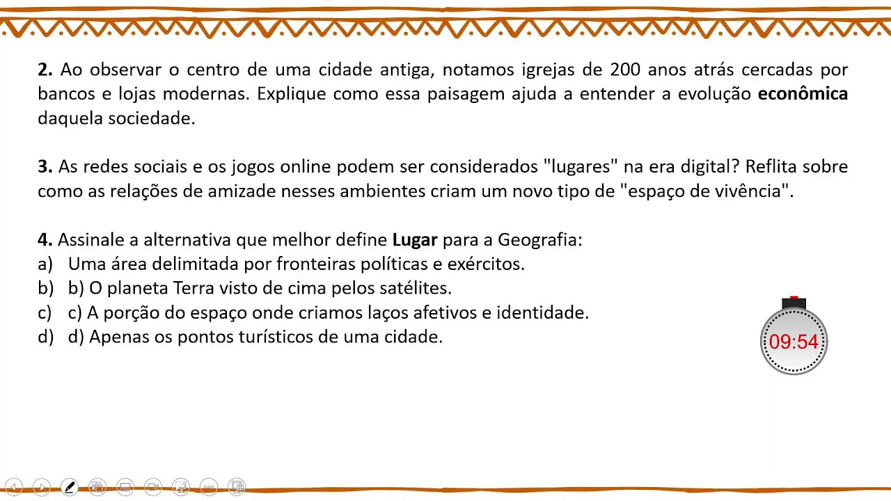 🔴 MANHÃ - GEOGRAFIA - 26.02.26 - 1ª Série - AULA 02