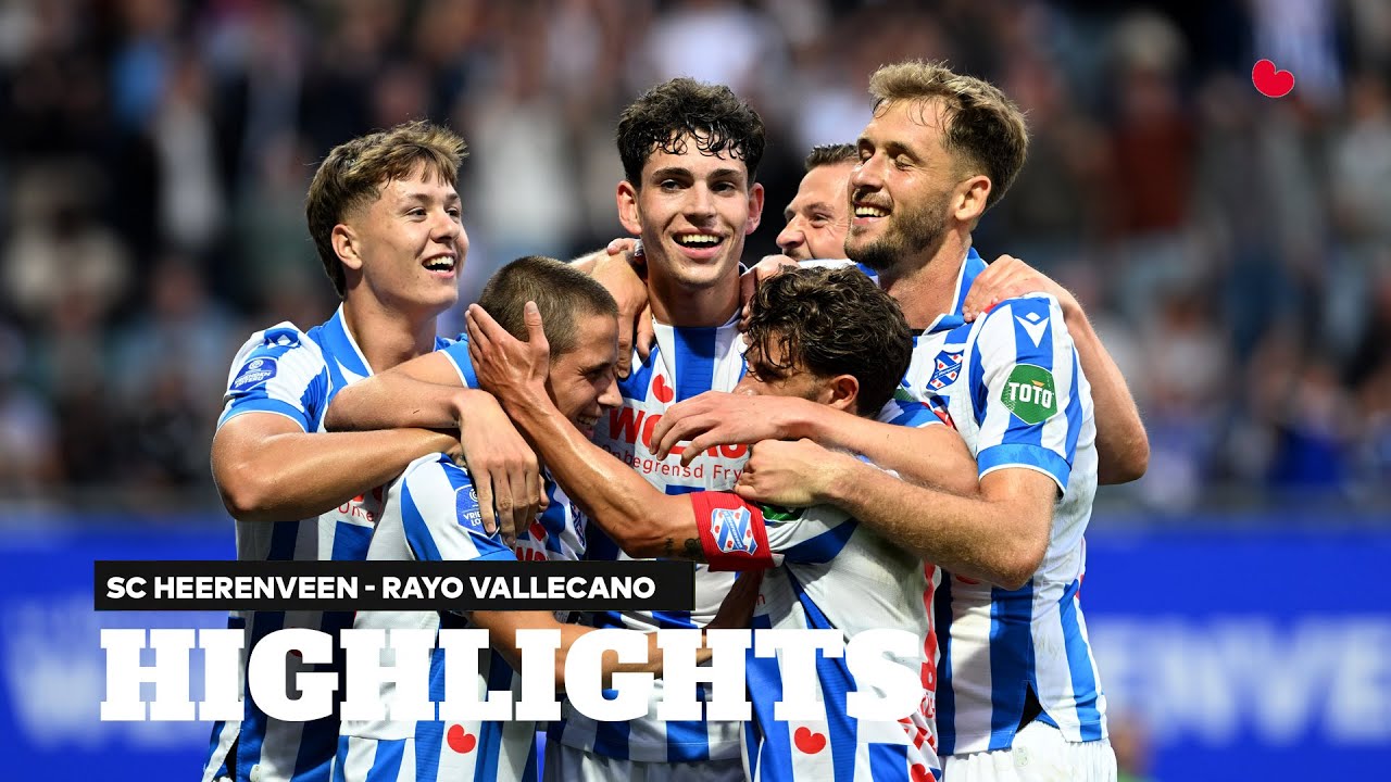 😍 Ruime overwinning op Rayo Vallecano | highlights sc Heerenveen - Rayo Vallecano