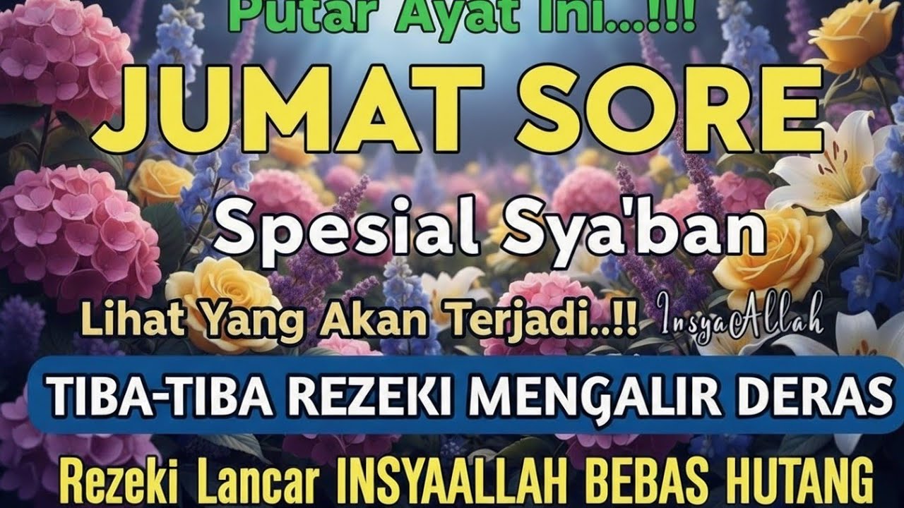 🔴LANGSUNG DIKABULKAN..‼️CUKUP PUTAR SEKALI DAN DENGARKAN, 100 RIBU MALAIKAT TURUN | REZEKI LANCAR
