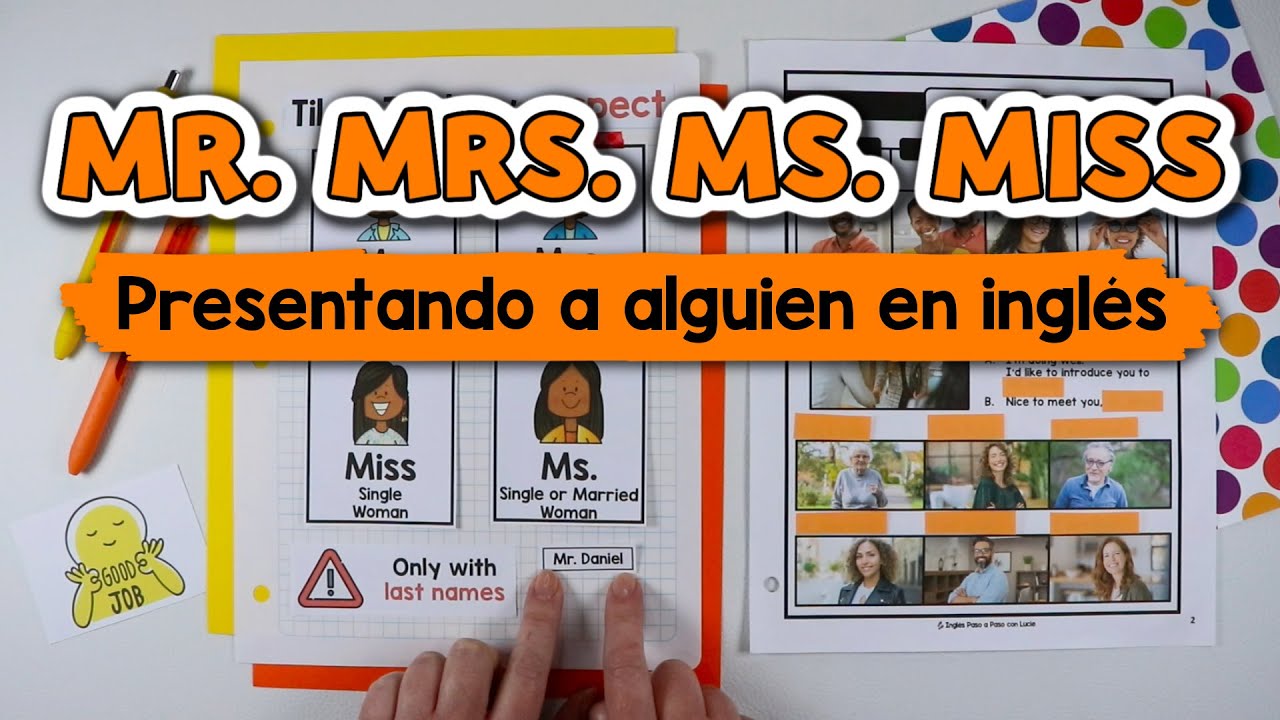 Inglés para Principiantes | Lección 2 | Mr. Mrs. Ms. Miss + Diálogo: Introductions