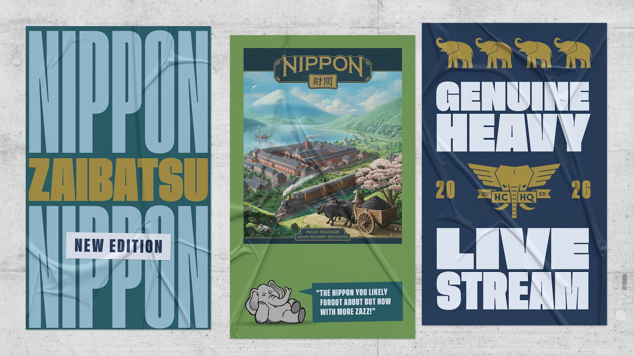 Nippon: Zaibatsu- 4p Teaching, Play-through, & Roundtable Discussion by Heavy Cardboard