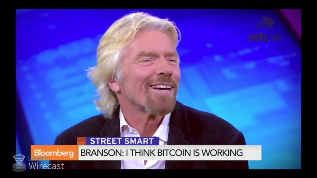 Richard Brandson Founder of virgin loves Bitcoin