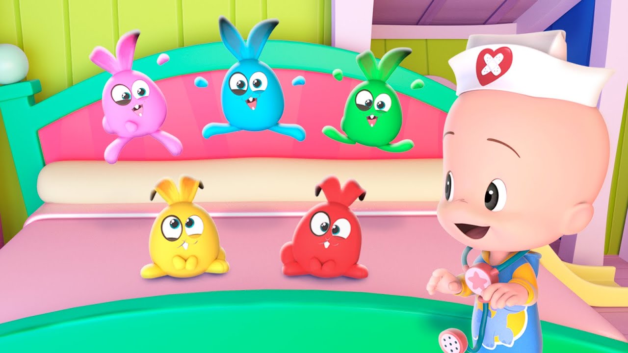 Doctor Cuquin and the five bunnies | CUQUIN | Nursery Rhymes & Learning videos