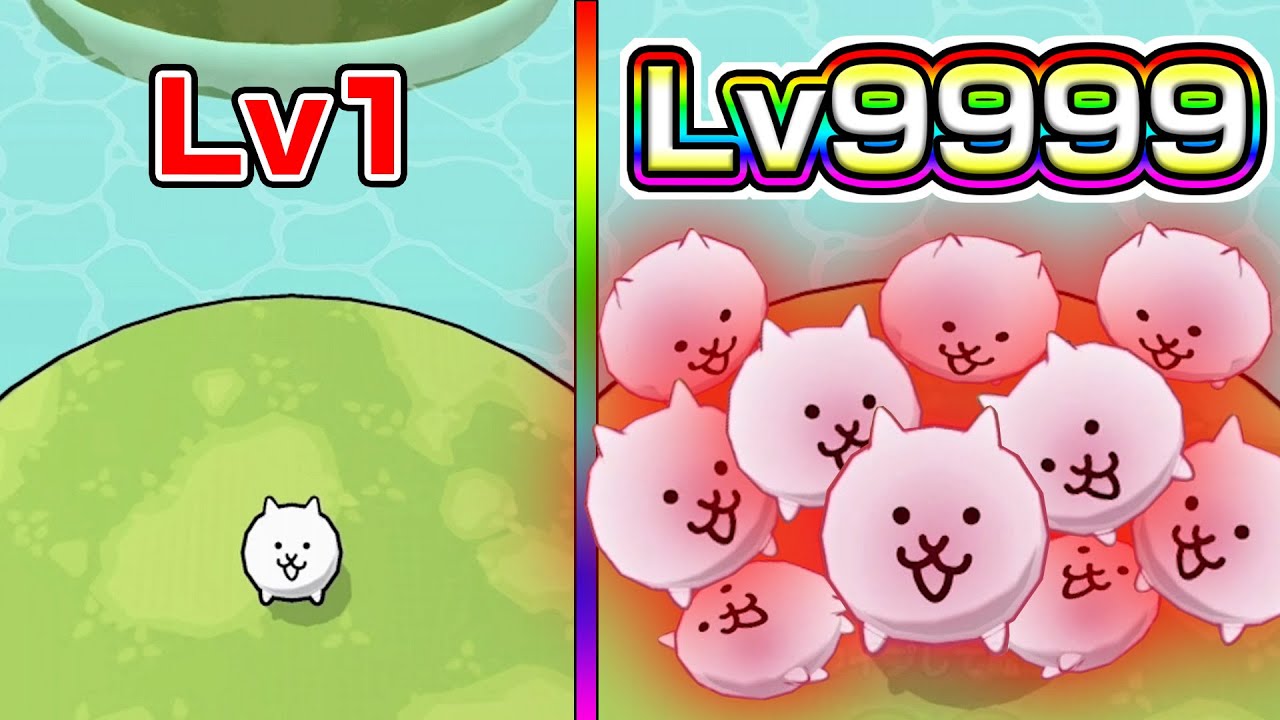 にゃんこ大戦争がぷよぷよボールで大暴れ！にゃんこクエストでぐち男暴走！！