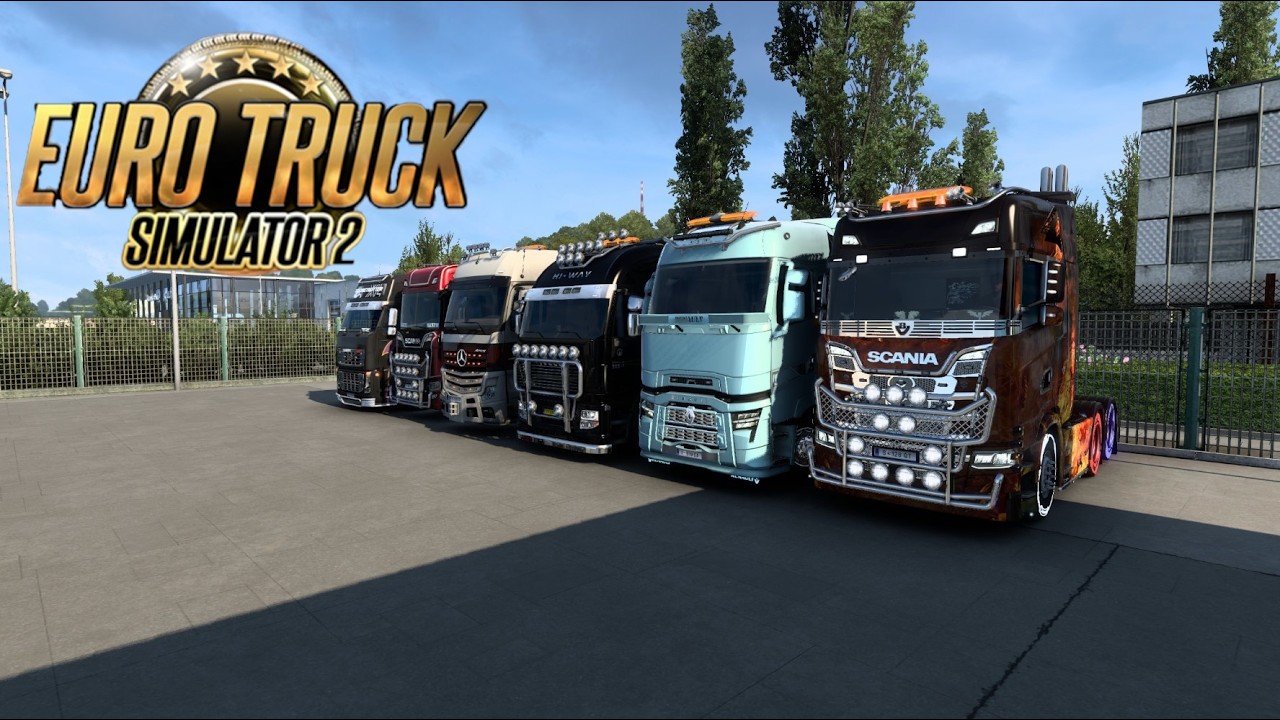 Euro Truck Simulator 2 - катаем ивент «Hearts in Bloom» в конвое