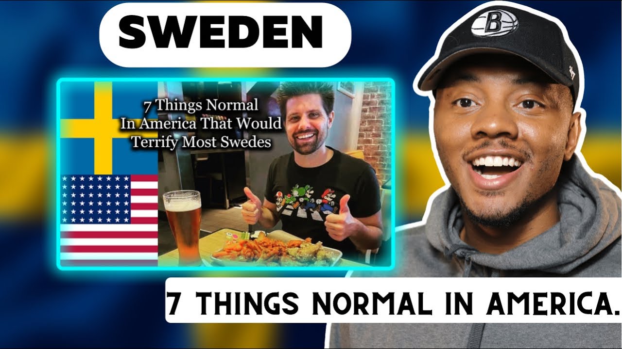AMERICAN Reacts To 7 Things Normal in the US That Would Terrify Most Swedes | Dar The Traveler