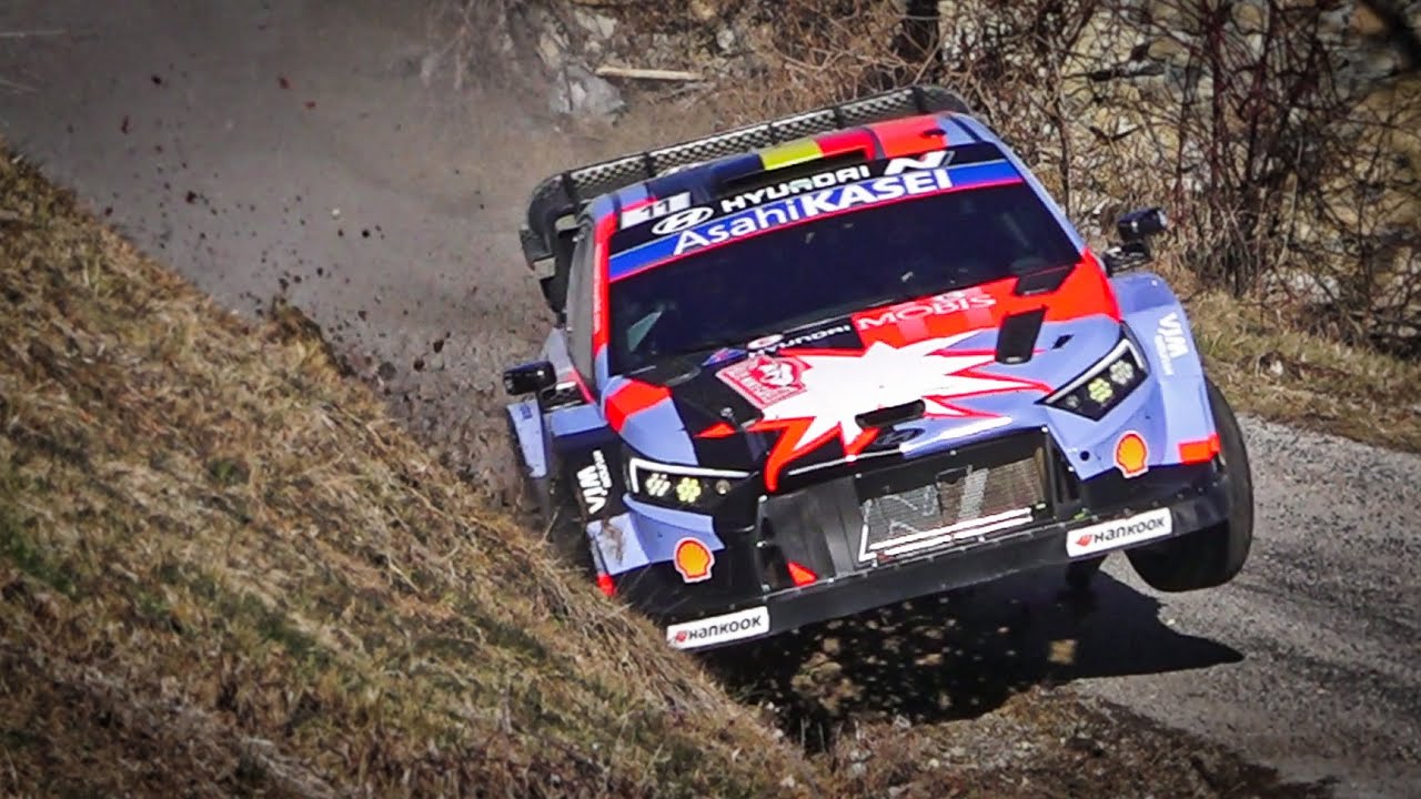 WRC RALLYE MONTE-CARLO 2026 SHAKEDOWN - NEUVILLE'S CRASH