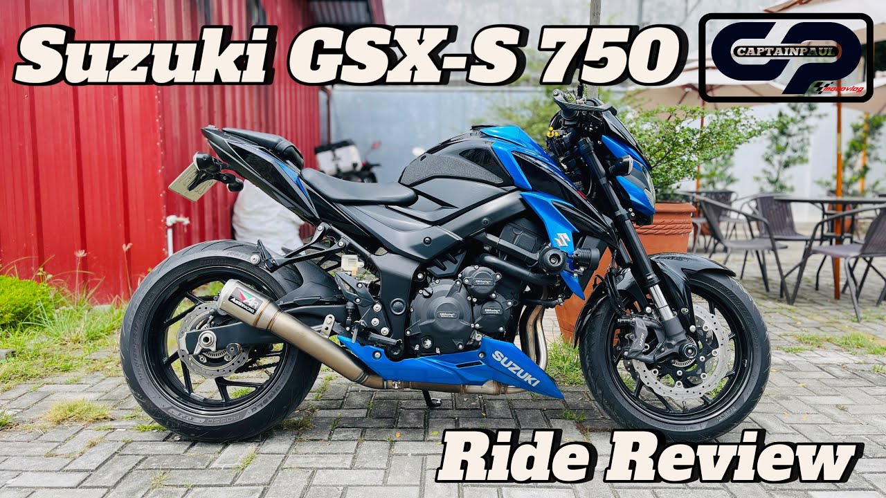 SUZUKI GSX-S750 FULL RIDE REVIEW | CAPTAINPAUL