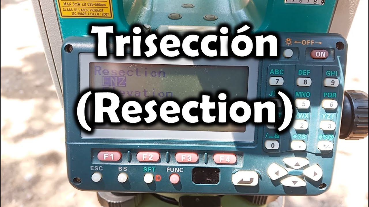 [Topografía] Trisección de Coordenadas (Resection)