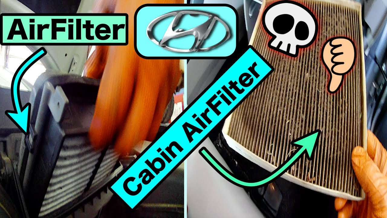 Change Air And Cabin Filter | 2015+ Hyundai Cars | Diy |
