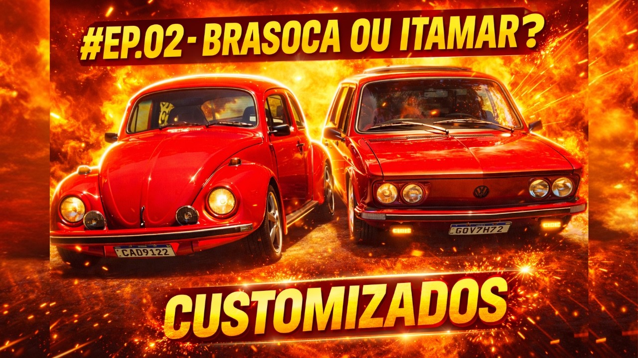 EP.02 - Fusca Itamar 1995 vs Brasília 1977: Qual Você Teria na Sua Garagem? #nostalgixgarage