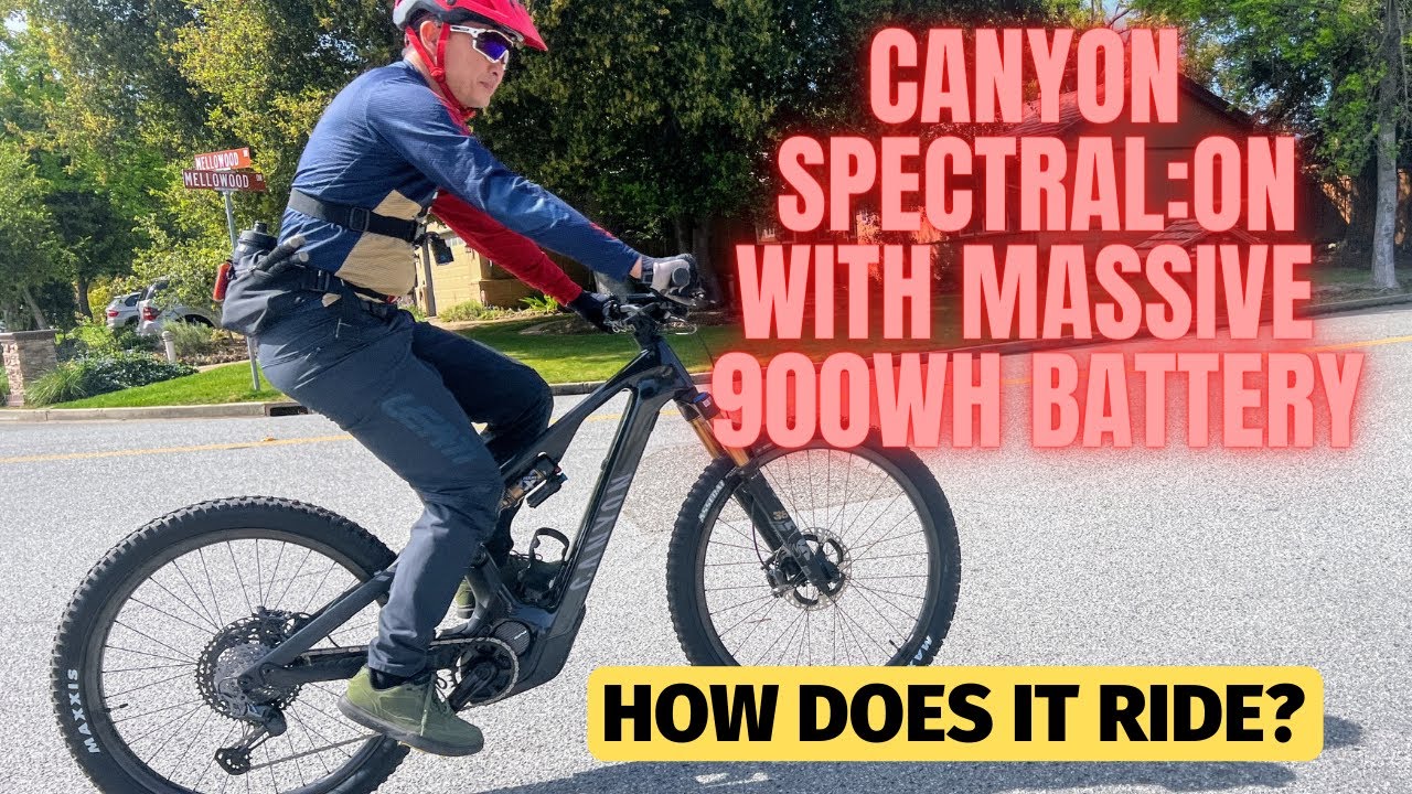 2022 Canyon Spectral:On test ride and review - 900wh battery for best ebike range