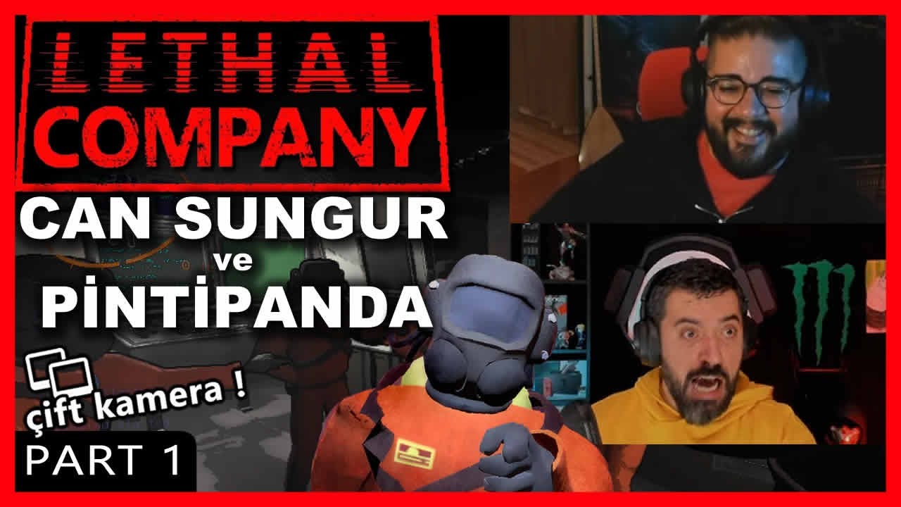 Can Sungur Pintipanda ile LETHAL COMPANY | Çift Kamera !! Part 01