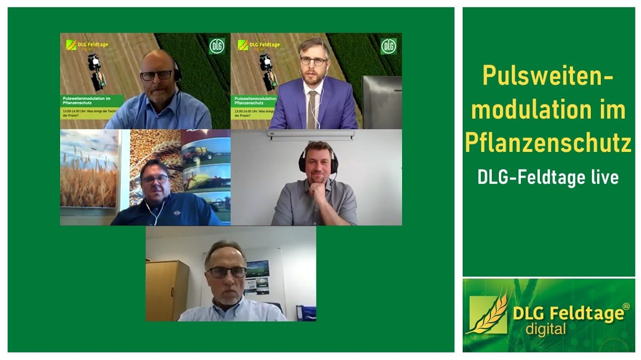 Pulsweitenmodulation im Pflanzenschutz - DLG-Feldtage live