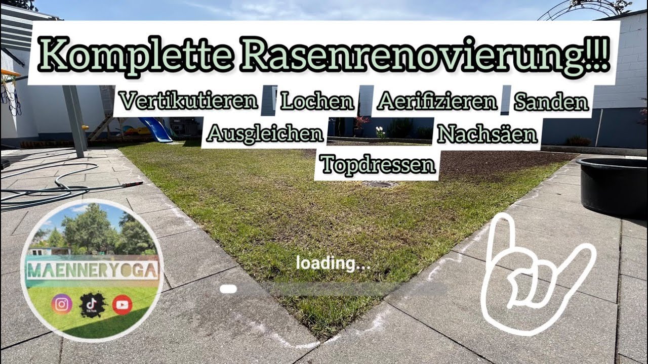 Die pure Rasenzerstörung! Große Rasenrenovierung bei einem Freund!